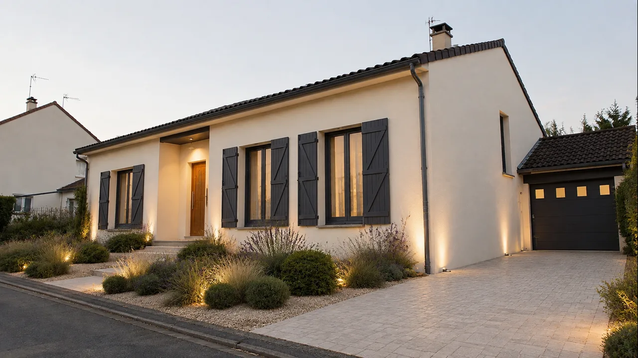 Maison après transformation virtuelle