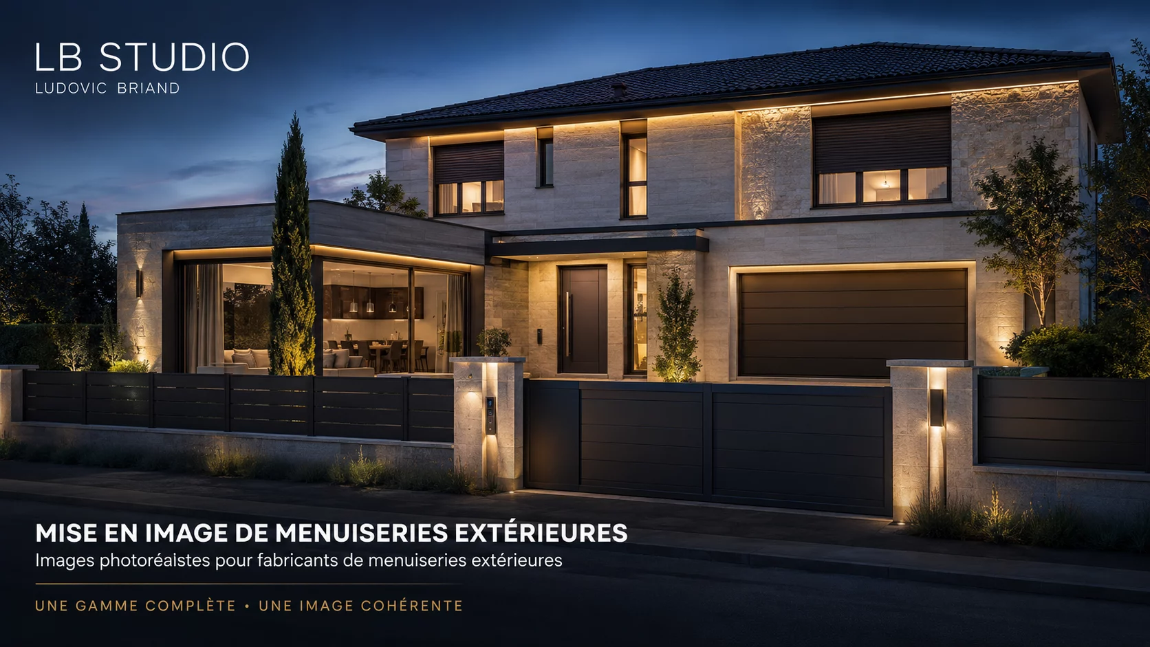 Gamme complète de menuiseries extérieures présentée par LB Studio