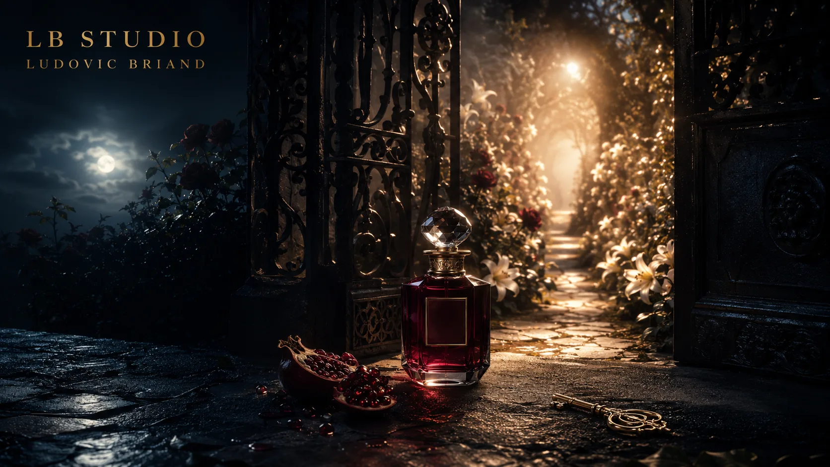 Cosmétique et parfum — visuel 3D 2