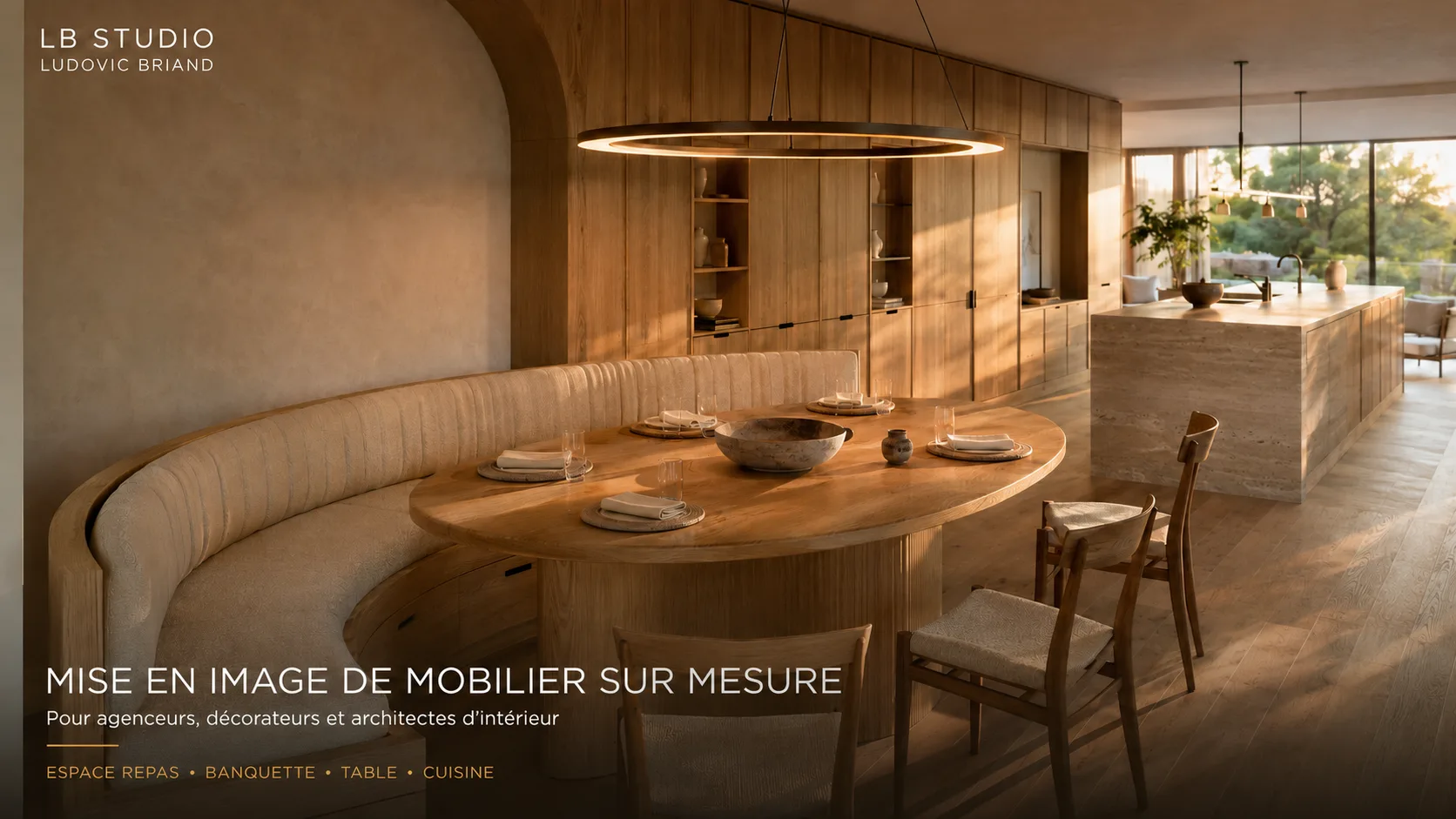 Mobilier sur mesure — visuel 3D 3