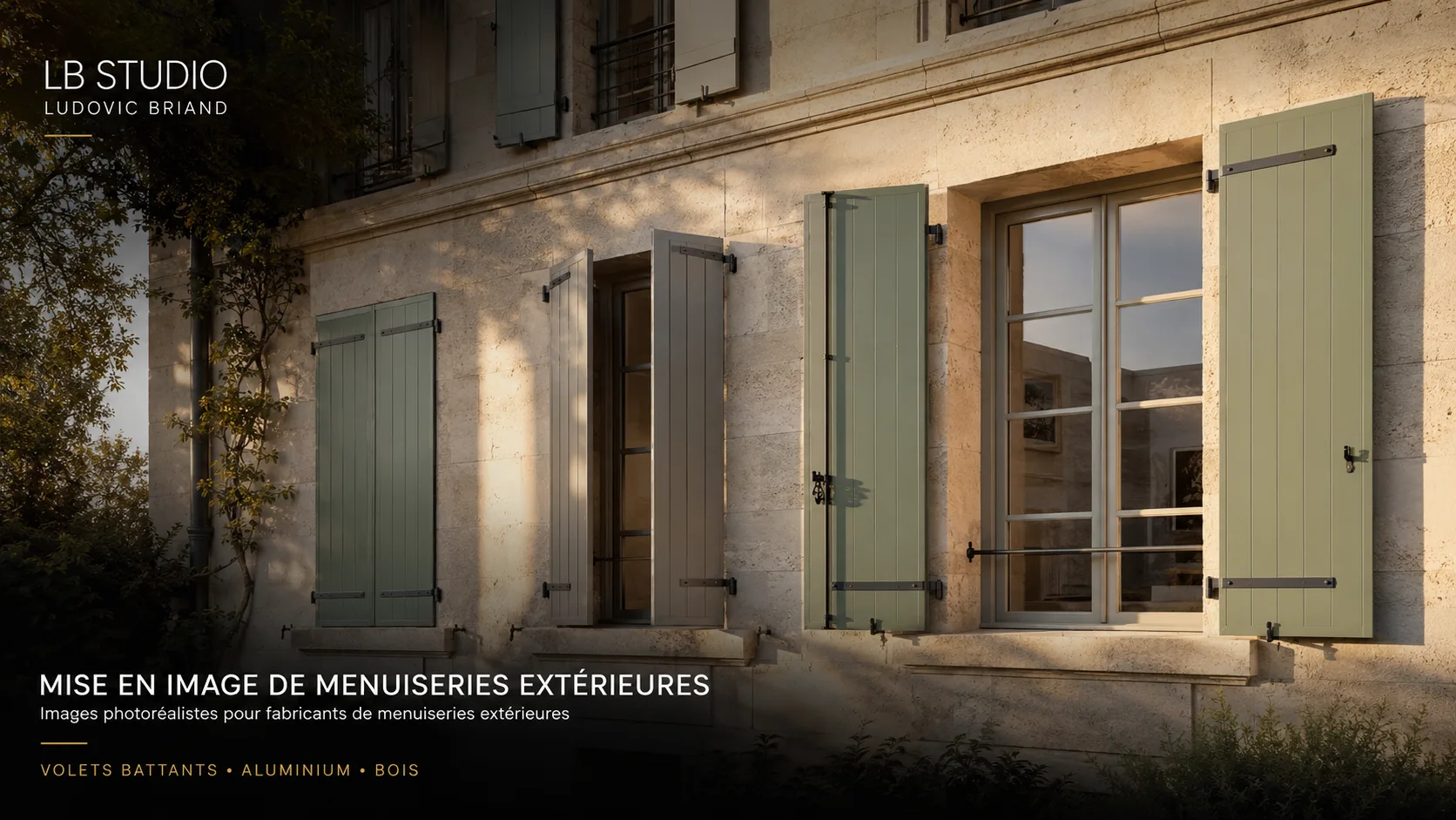 Menuiseries extérieures — visuel 3D 2
