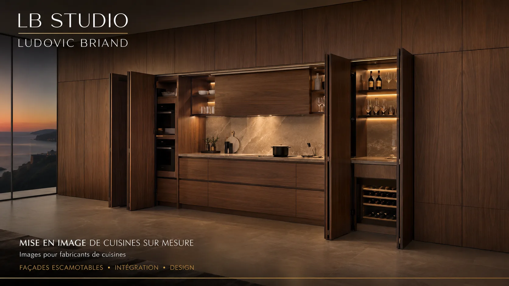 Cuisines sur mesure — visuel 3D 3