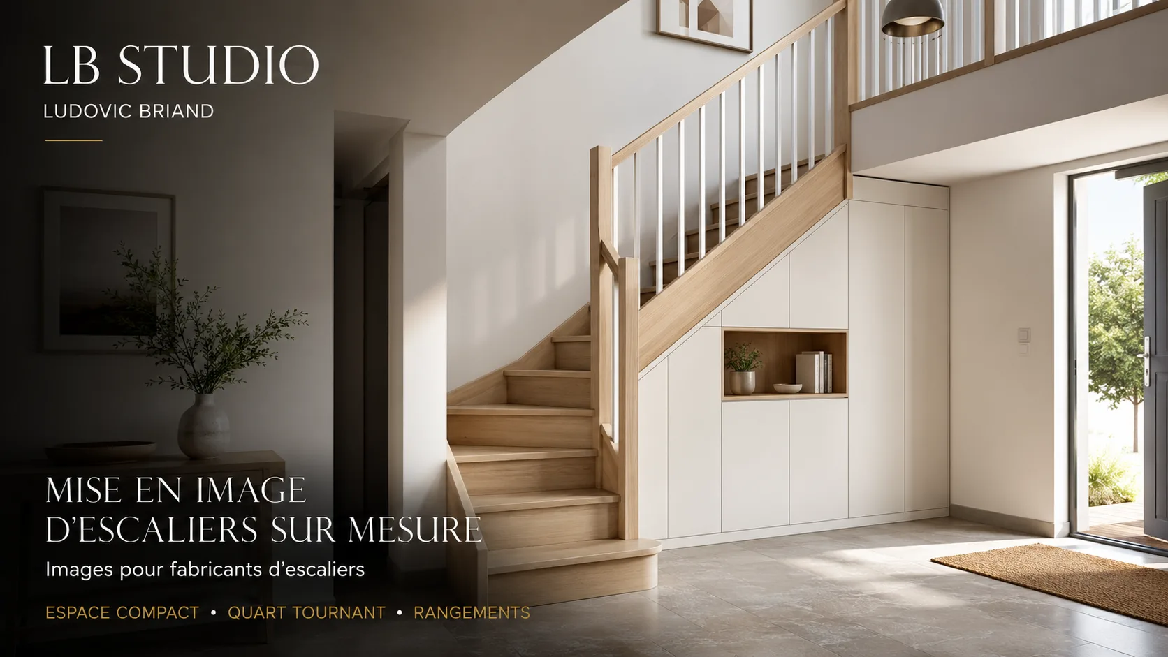 Escaliers sur mesure — visuel 3D 6
