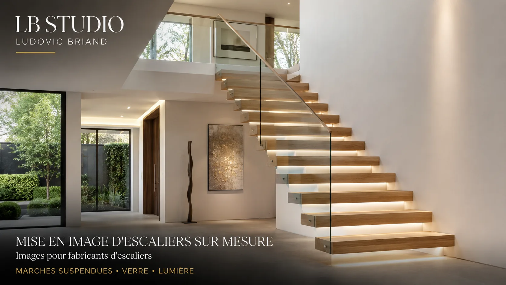 Escaliers sur mesure — visuel 3D 5