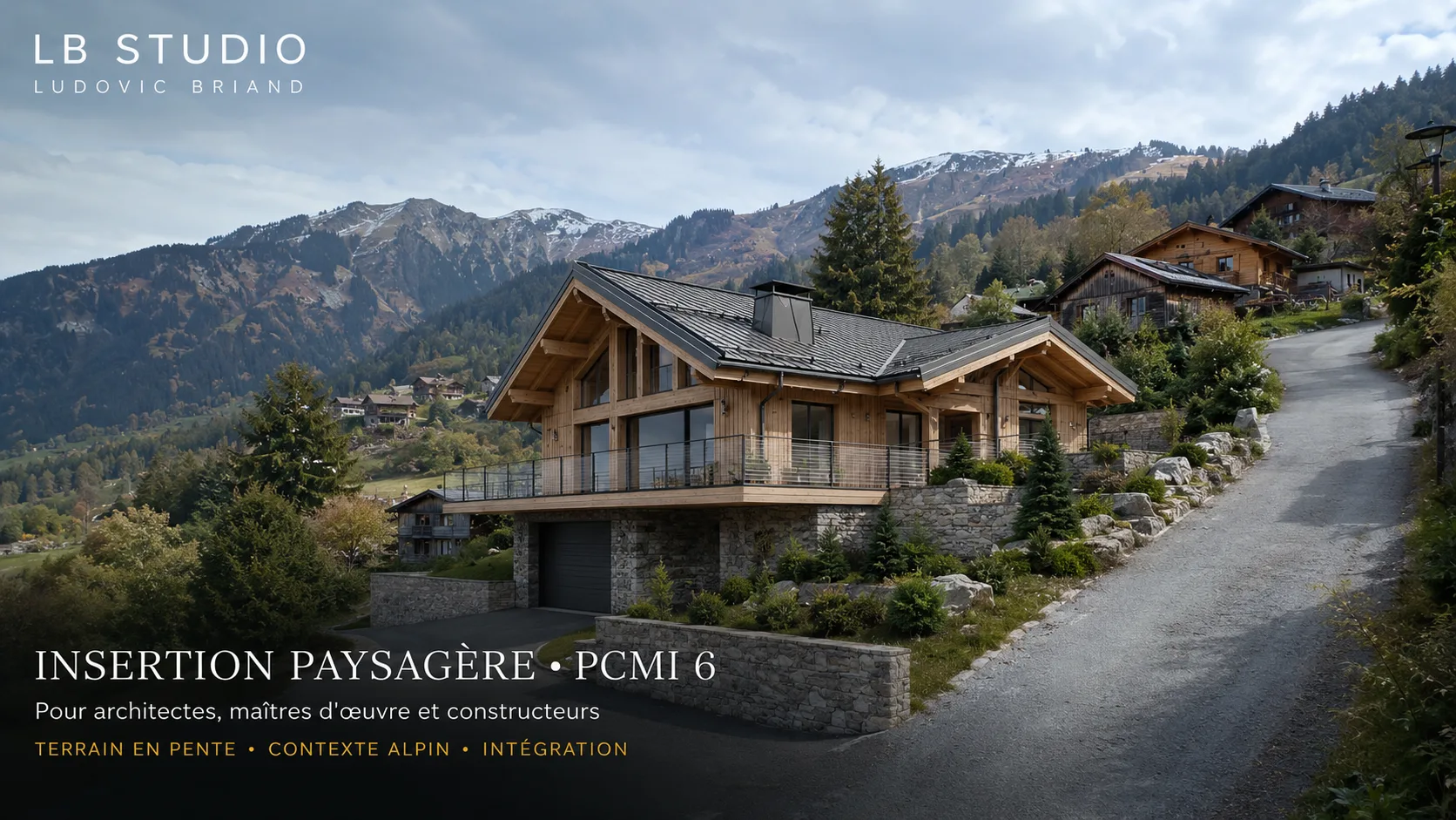 Insertion paysagère & permis — visuel 3D 2