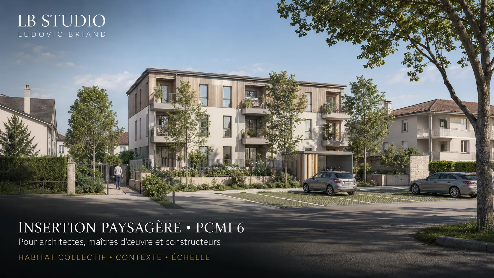 Insertion paysagère & permis — visuel 3D 3
