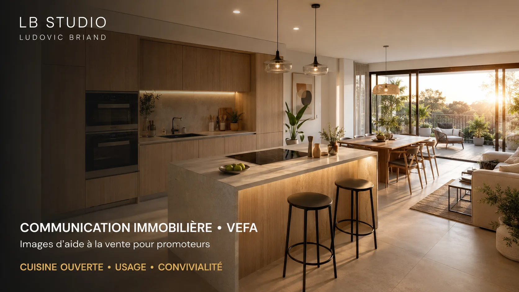Communication immobilière — visuel 3D 3