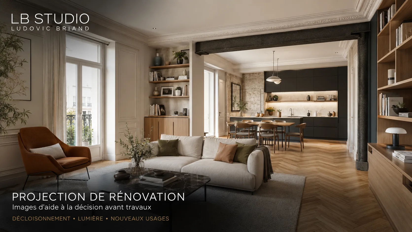 Rénovation — aide à la décision — visuel 3D 2