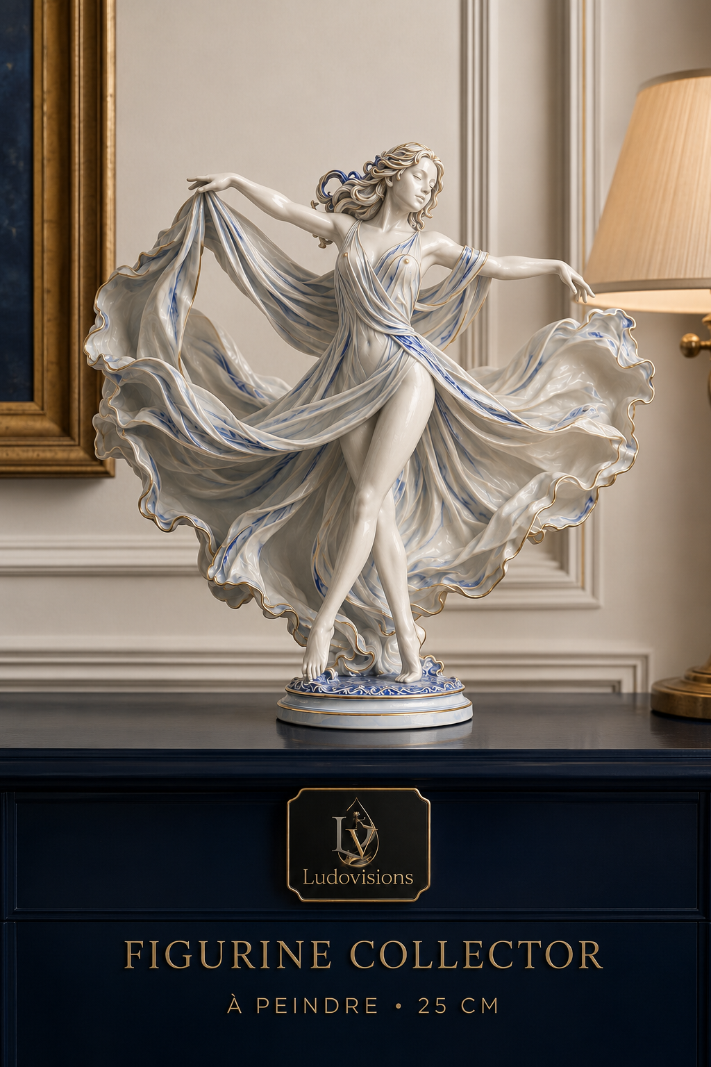 Figurine Collector à Peindre – Danseuse au Voile – Image 6
