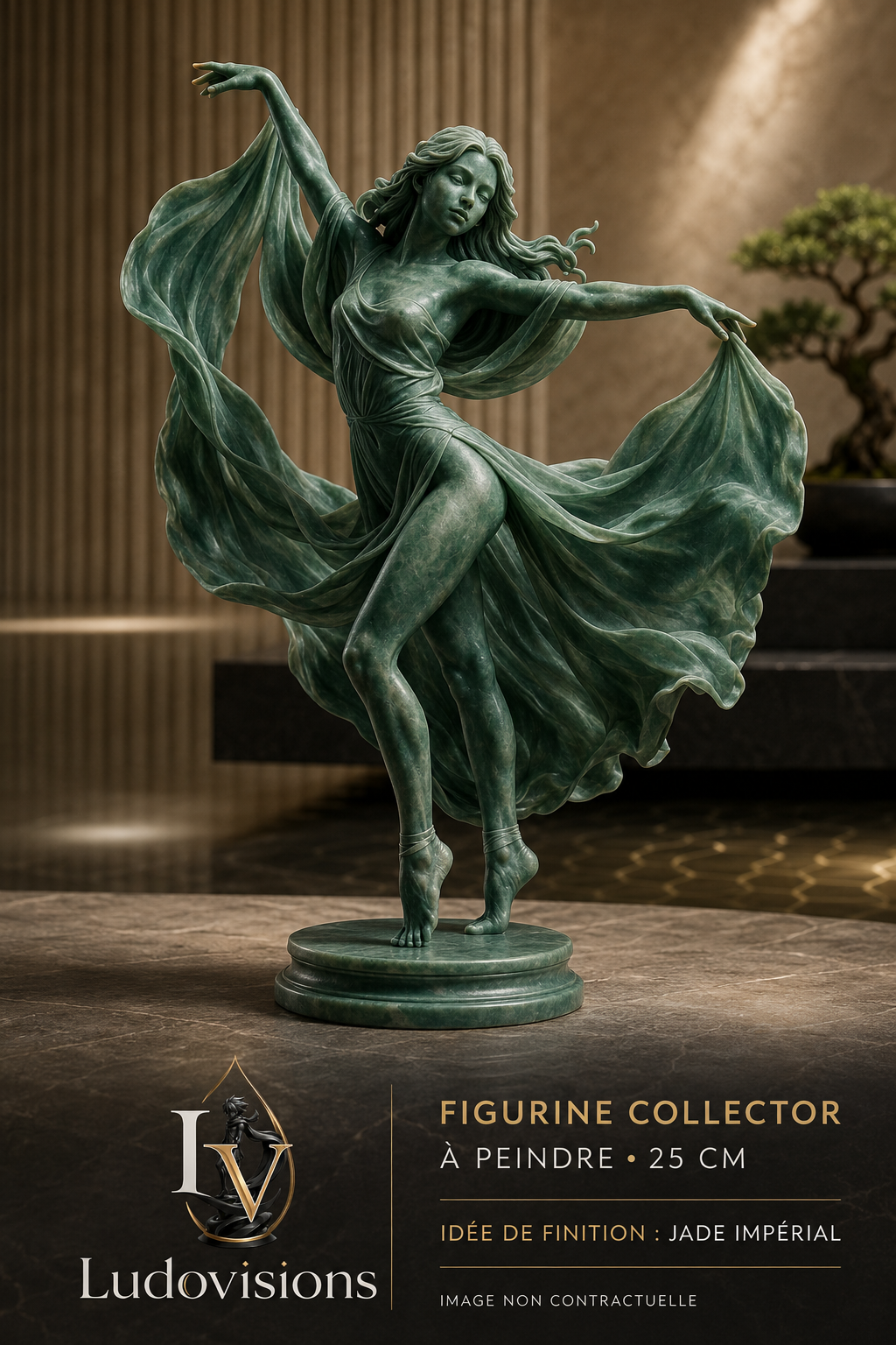 Figurine Collector à Peindre – Danseuse Étoile – Image 2