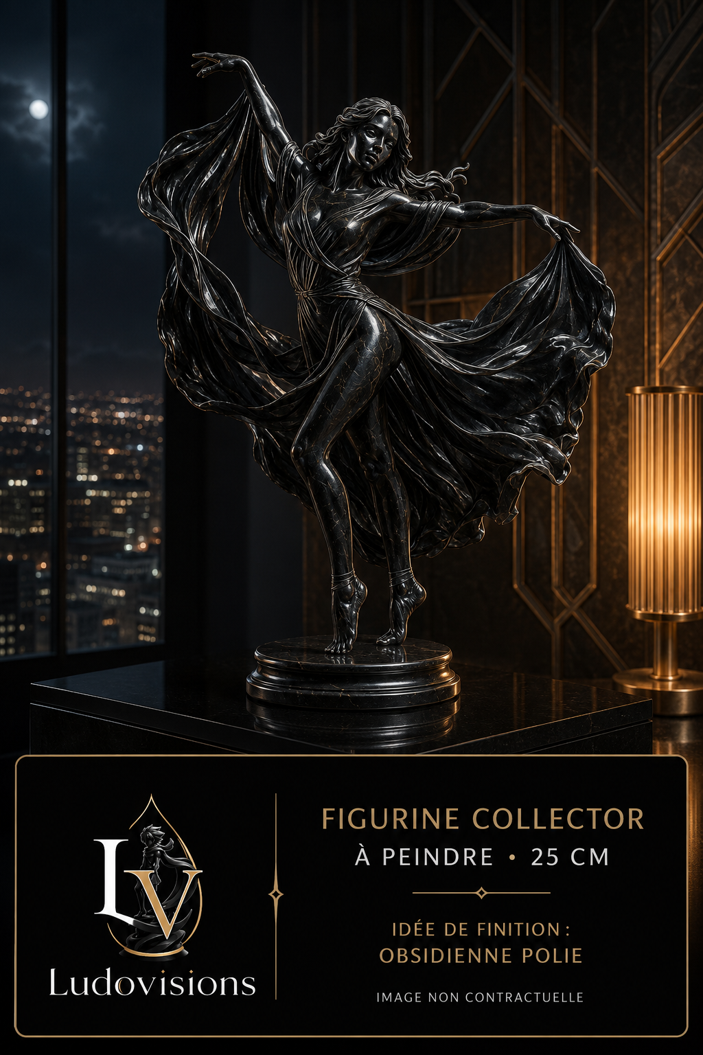Figurine Collector à Peindre – Danseuse Étoile – Image 3