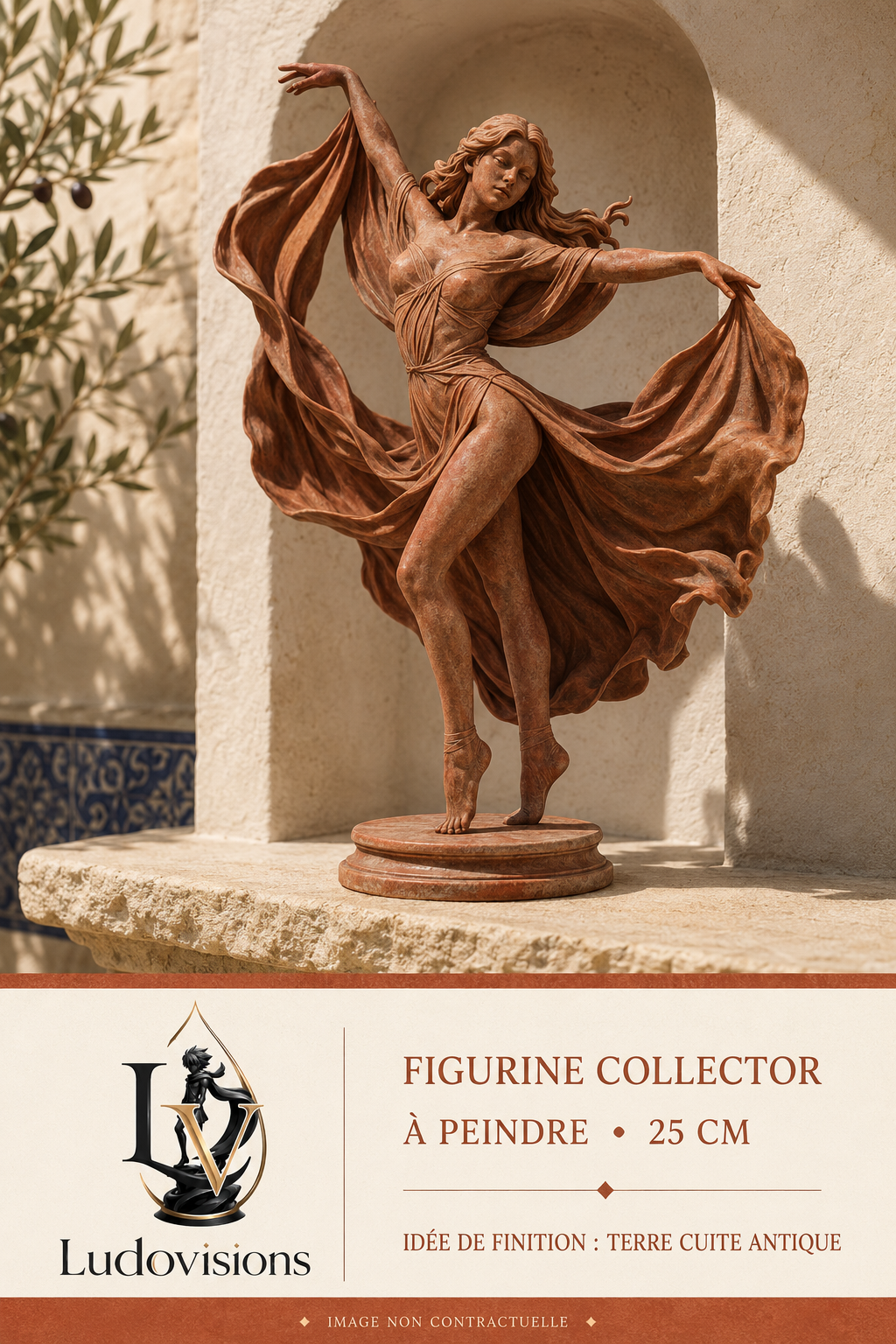 Figurine Collector à Peindre – Danseuse Étoile