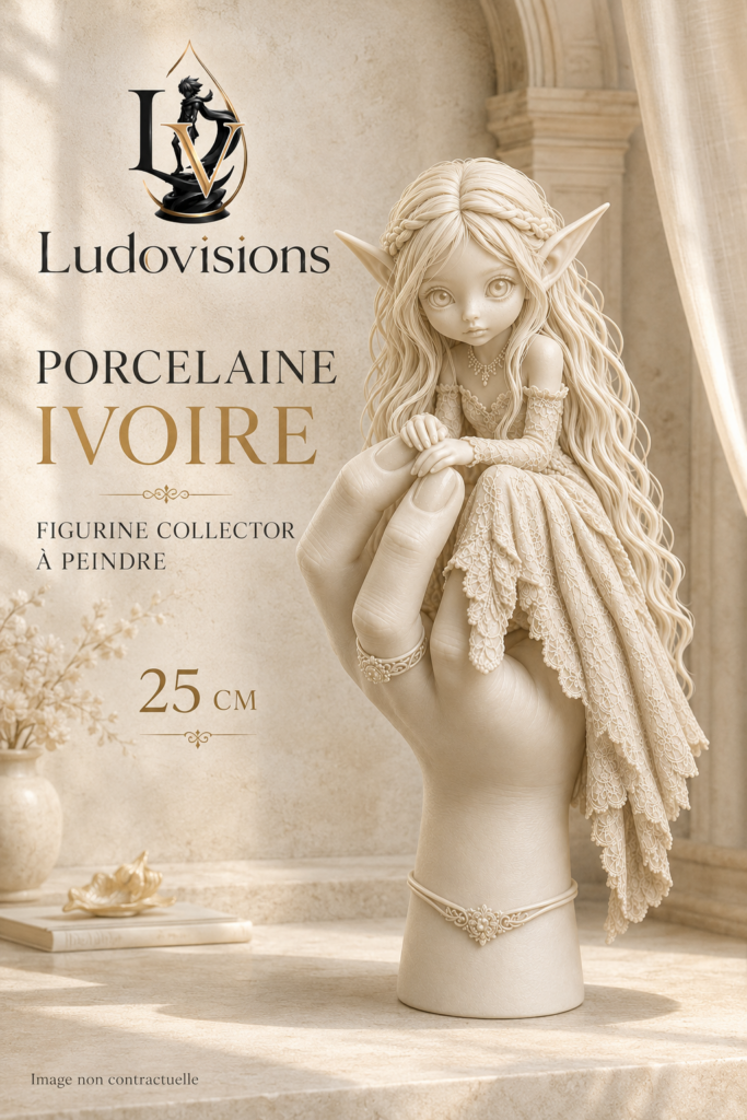Figurine Collector à Peindre – Elfe au Creux de la Main