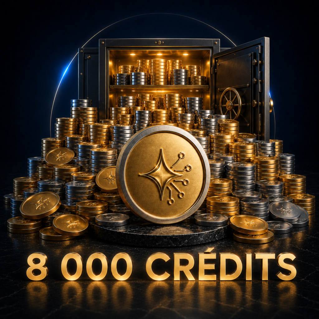 Pack Pro — 8000 Crédits