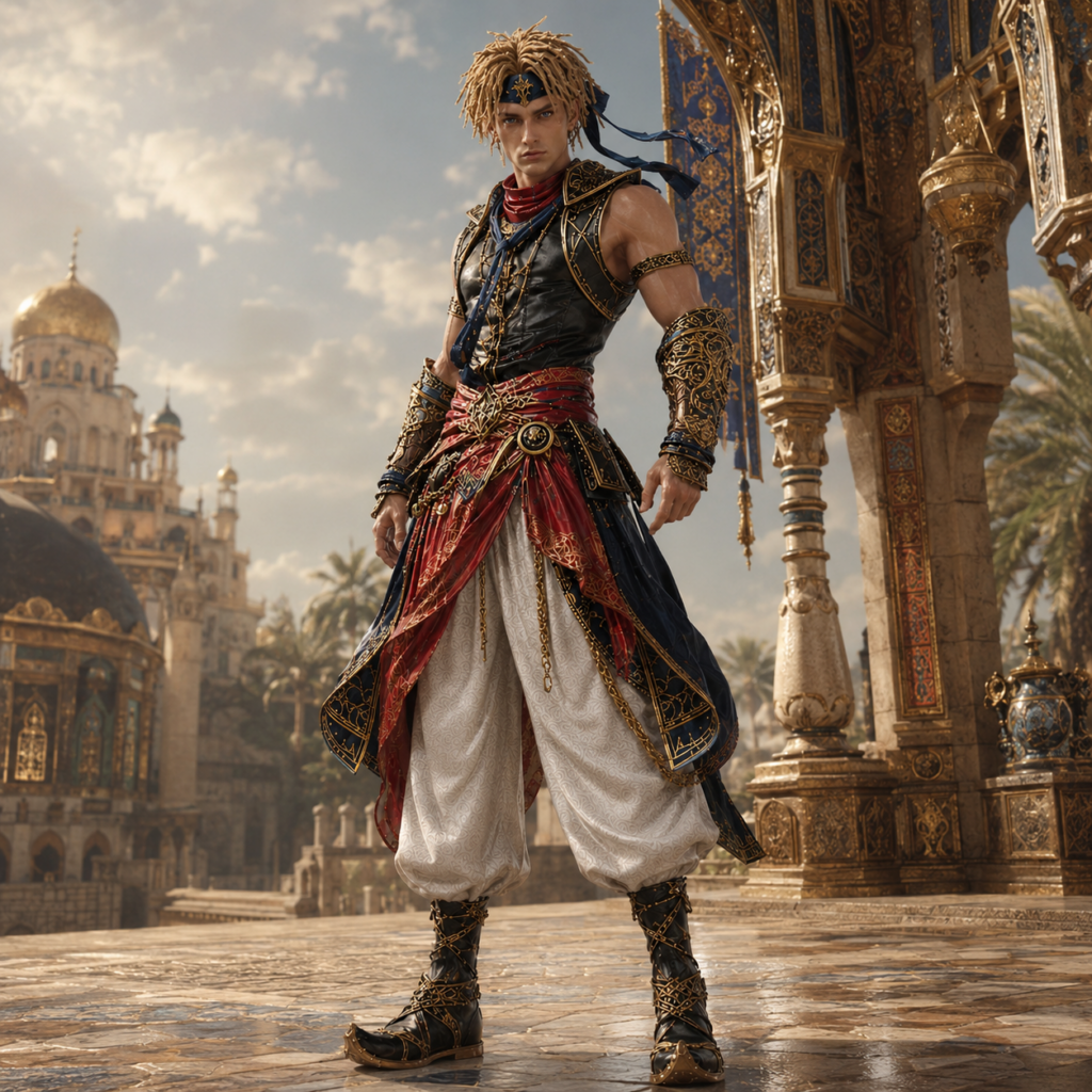 Ali – Guerrier Oriental Mystique | Asset 3D La Légende de Thor