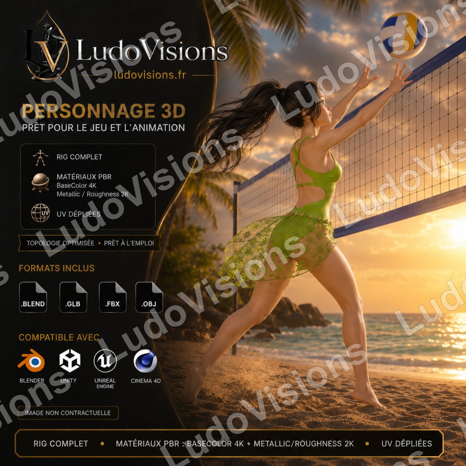 Fond d’écran Toon 3D 8 – Lot de 20 Fonds d’Écran 2K Exclusifs (10 Portraits + 10 Paysages)