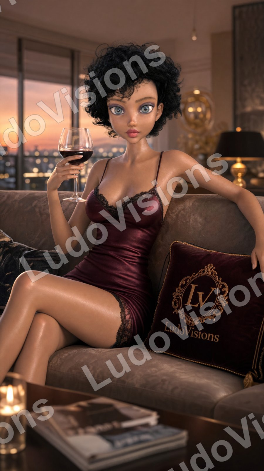 Fond d’écran Toon 3D 9 – Lot de 20 Fonds d’Écran 2K Exclusifs (10 Portraits + 10 Paysages) – Image 2