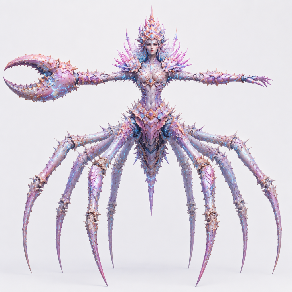 Boss de l'Esprit de l'Eau – Créature Abyssale 3D | Asset Blender GLB | La Légende de Thor
