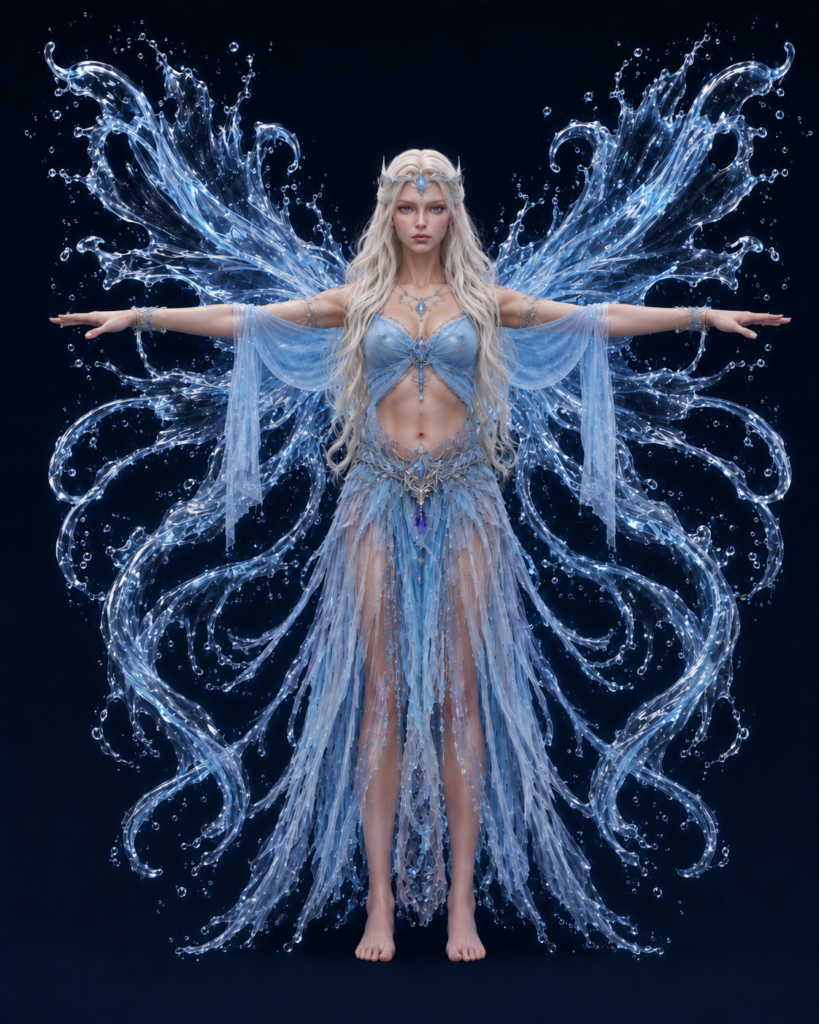Esprit de l'Eau – Élémental Aquatique | Asset 3D La Légende de Thor