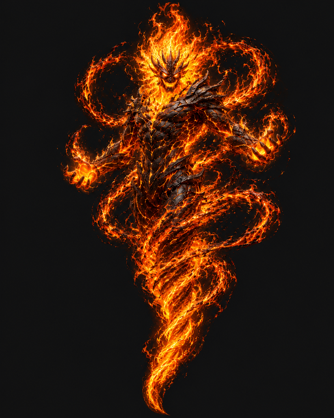 Esprit du Feu – Élémental de Flammes | Asset 3D La Légende de Thor – Image 3