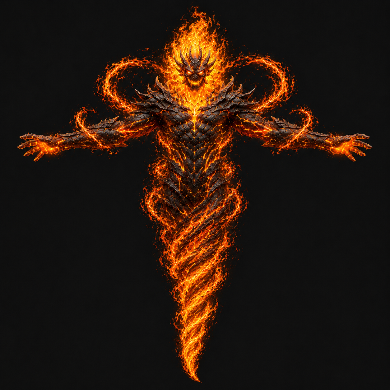 Esprit du Feu – Élémental de Flammes | Asset 3D La Légende de Thor – Image 4