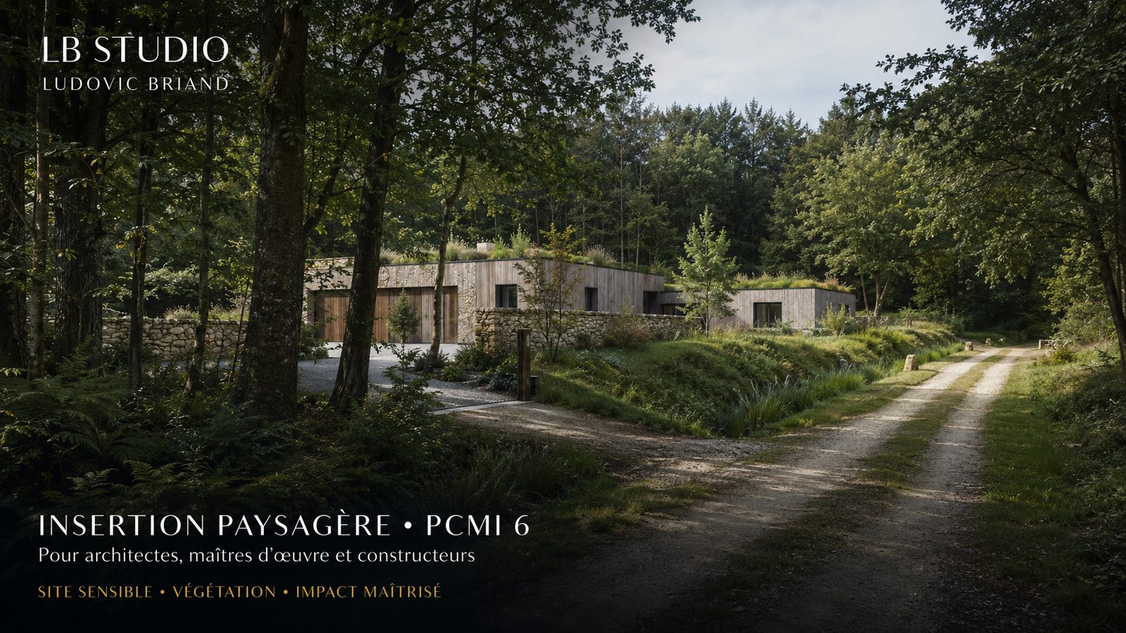 Insertion paysagère et permis de construire par LB Studio
