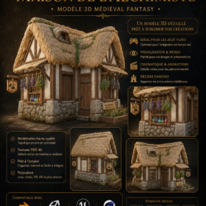 Maison de l'Alchimiste – Asset 3D | La Légende de Thor