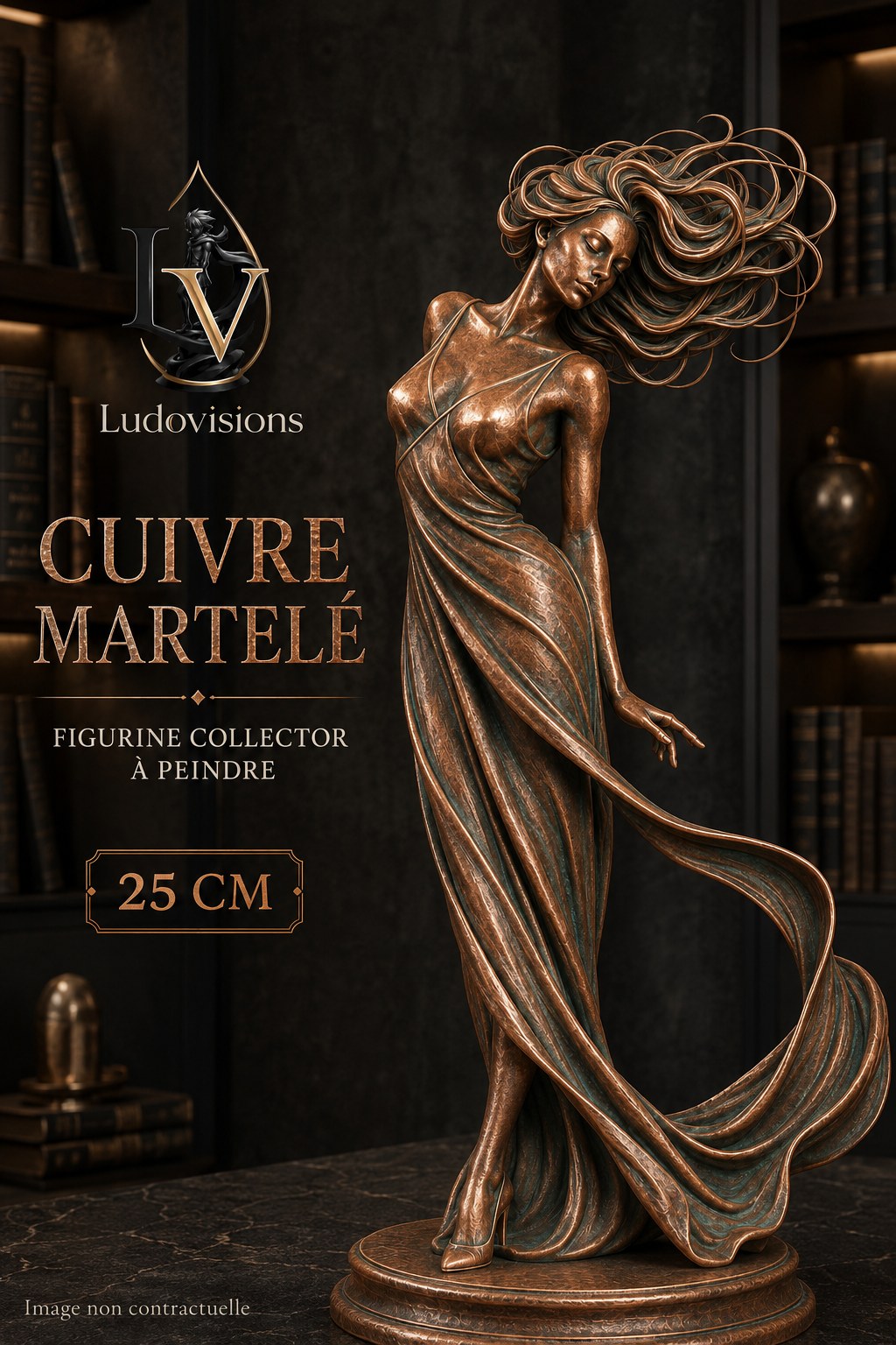 Figurine Collector à Peindre – Muse au Vent – Image 4