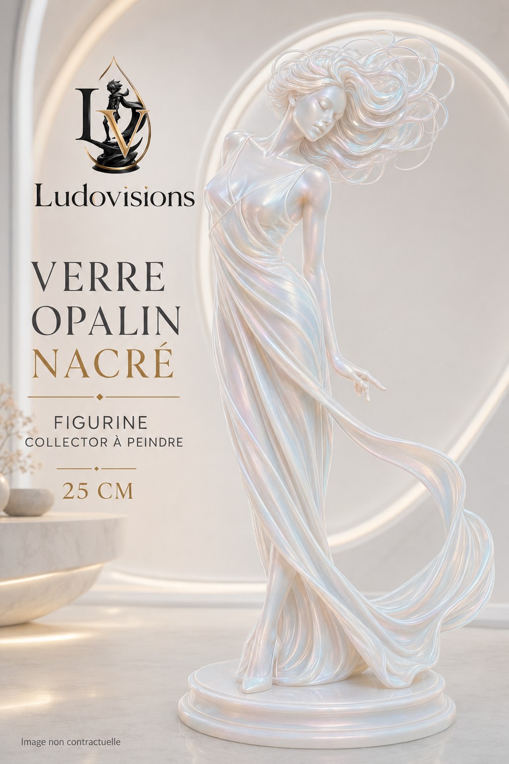 Figurine Collector à Peindre – Muse au Vent – Image 5