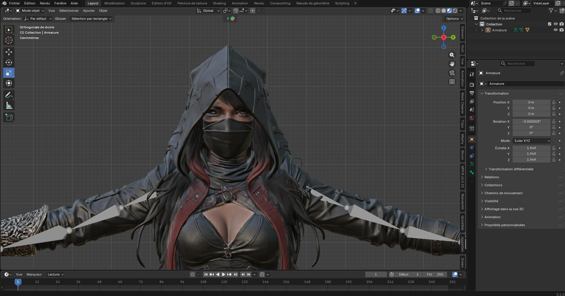 La Soeur 2 – Assassine des Ombres | Asset 3D La Légende de Thor – Image 5