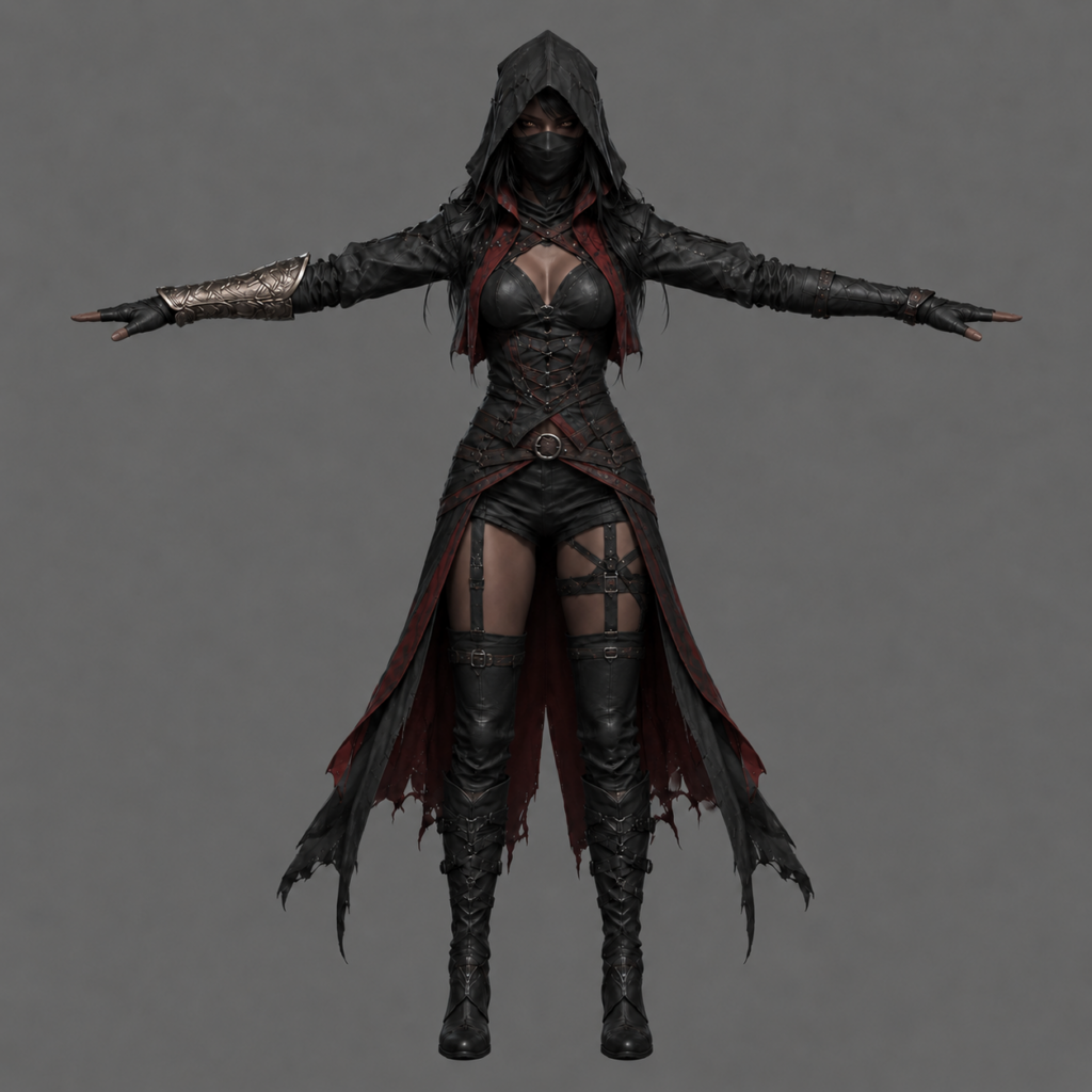 La Soeur 2 – Assassine des Ombres | Asset 3D La Légende de Thor
