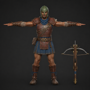 Soldat Légionnaire Arbalétrier – Asset 3D | La Légende de Thor 2