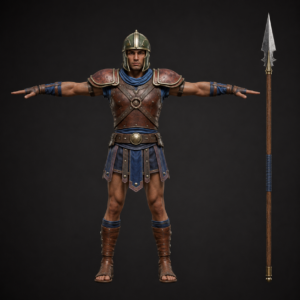 Soldat Légionnaire Lancier – Asset 3D | La Légende de Thor 2