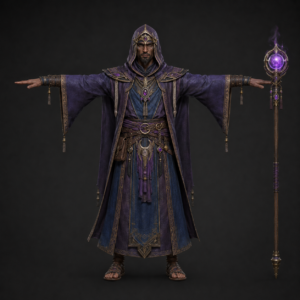 Sorcier Maléfique – Asset 3D Fantasy | La Légende de Thor 2