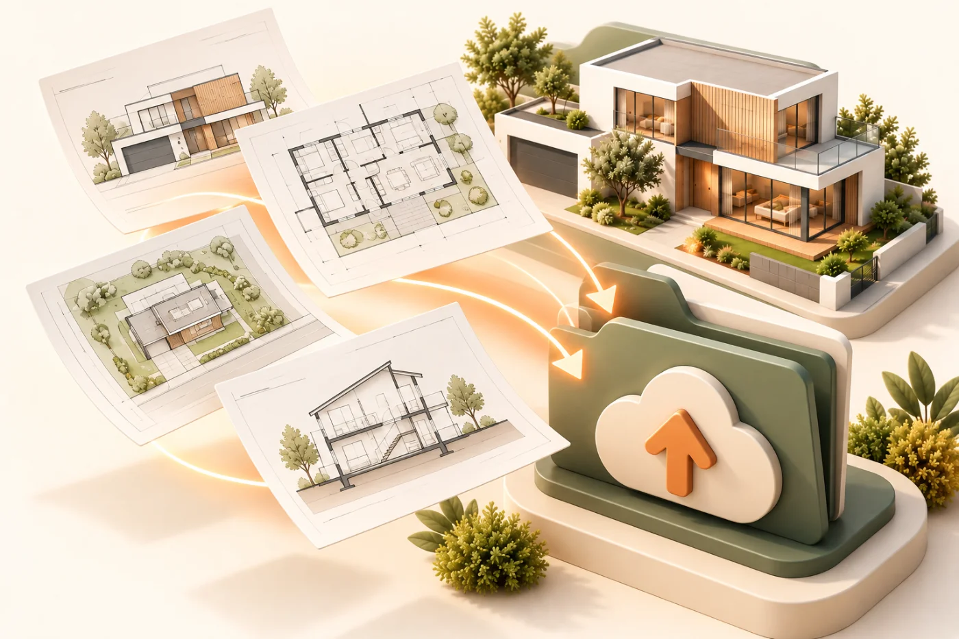 Illustration : des plans glissés dans une zone d'import